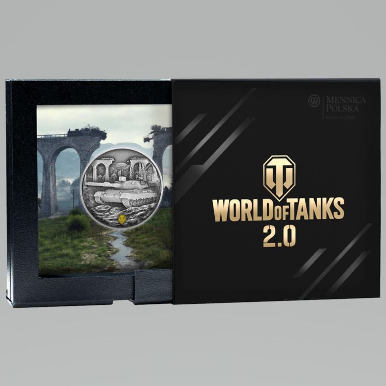 Pierwsza na świecie licencjonowana moneta dla fanów gry „World of Tanks”. Mennica Polska i Wargaming łączą siły