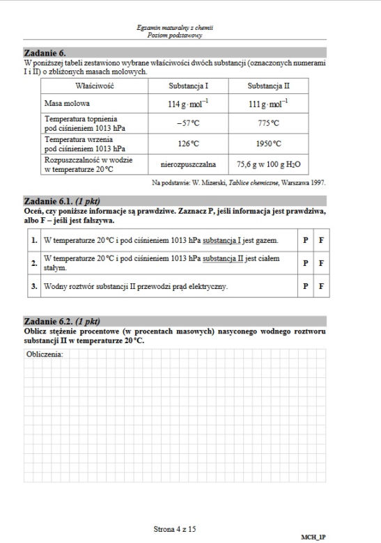 Matura 2020: Odpowiedzi. Chemia - poziom podstawowy [ARKUSZ]