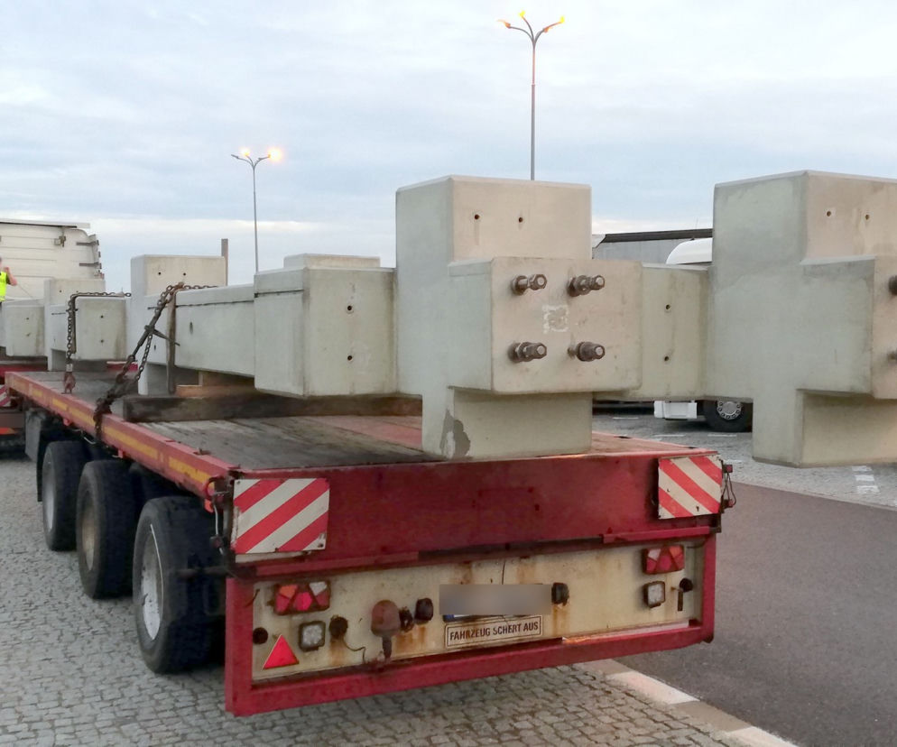 Za ciężki transport słupów i sporo nieprawidłowości