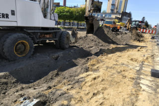 Remont ulicy Święciechowskiej w Lesznie kwiecień 2026