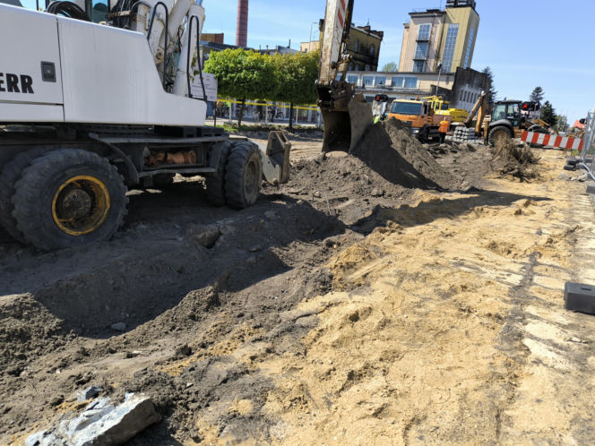 Remont ulicy Święciechowskiej w Lesznie kwiecień 2026