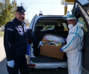 Policja w Ostródzie pomaga szpitalowi