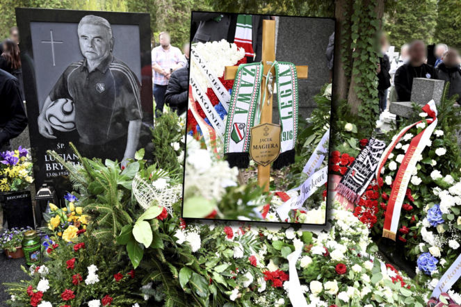 Pogrzeb Jacka Magiery. Spoczął obok legendy! Grób utonął cały we kwiatach