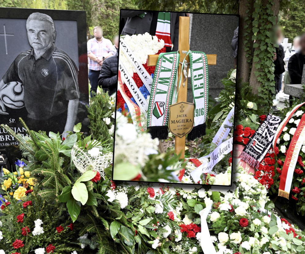 Jacka Magierę pochowano obok legendy! Kibice nie zapomnieli o Lucjanie Brychczym