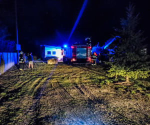 Pracowity wieczór strażaków. Płonęły i dom i trawy!