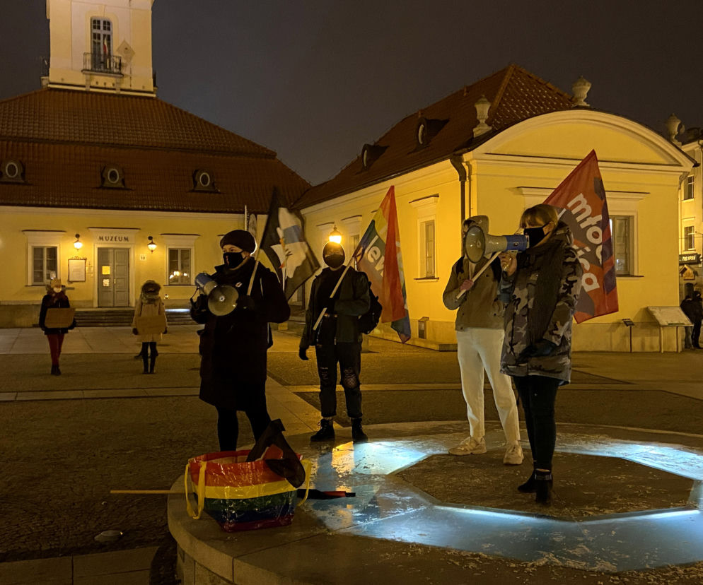 Strajk Kobiet przeciwko brutalności policji, Białystok, 2 grudnia 2020 r.