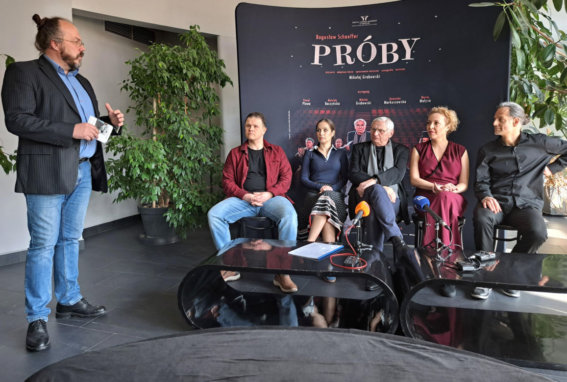 Spektakl "Próby" w Teatrze im. L. Solskiego w Tarnowie