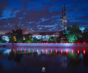 Wrocław po zmierzchu