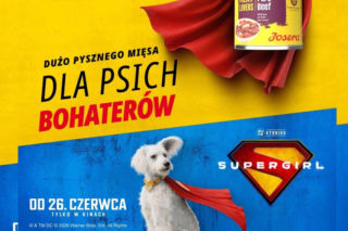 Co łączy Hollywood z karmą dla psów: Josera rusza z międzynarodową kampanią Supergirl we współpracy z Warner Bros.