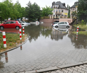 Ulewne deszcze zalały ulice Szczecina