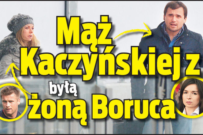 Mąż Kaczyńskiej z żoną Boruca