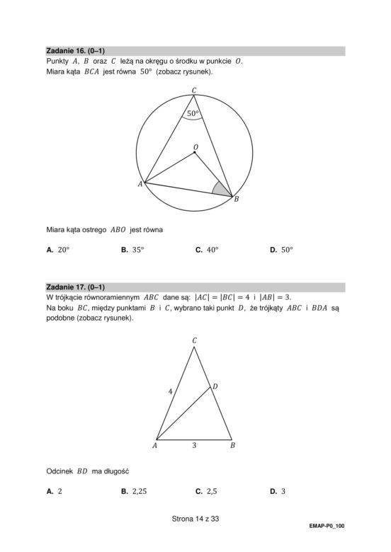 Matura 2025 - matematyka