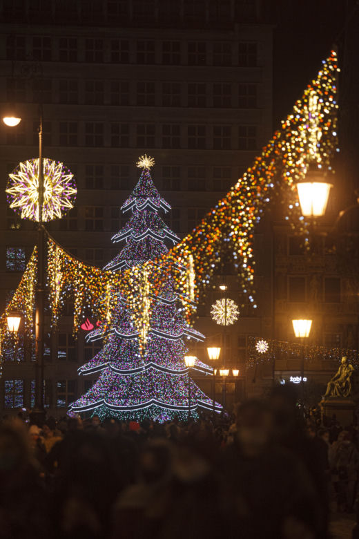Iluminacja świąteczna we Wrocławiu
