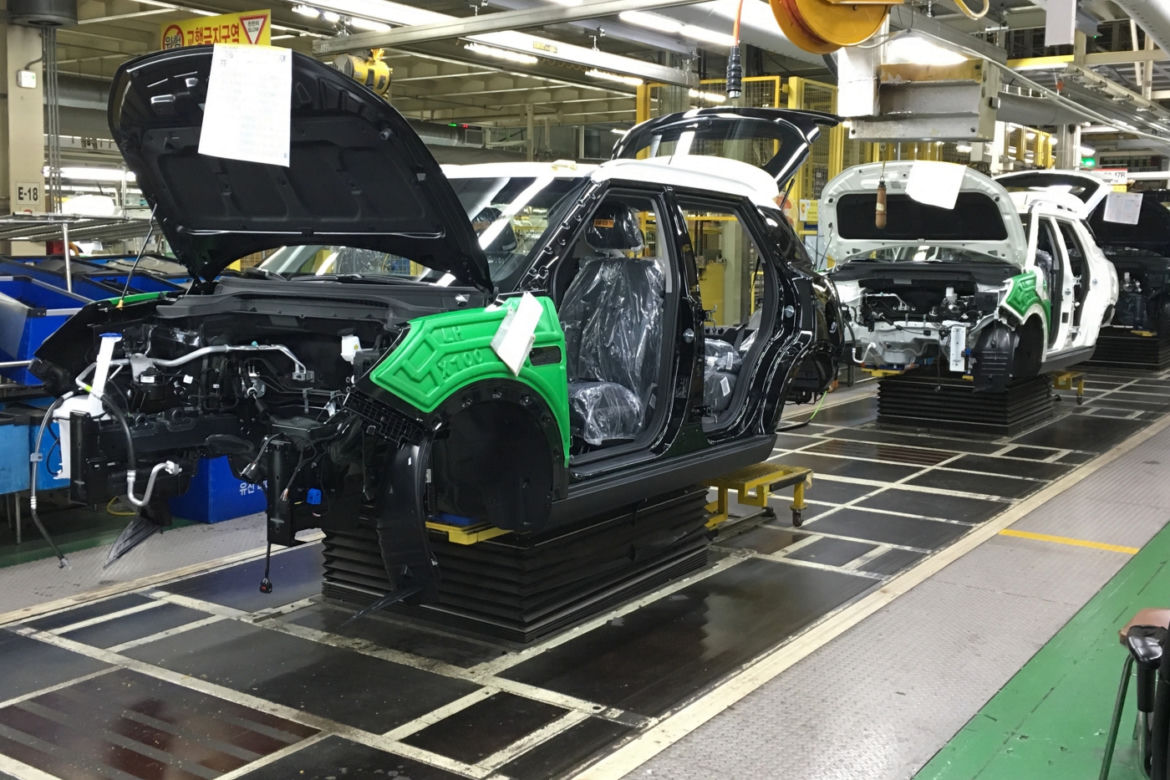 Fabryka samochodów SsangYong w Pyeongtaek