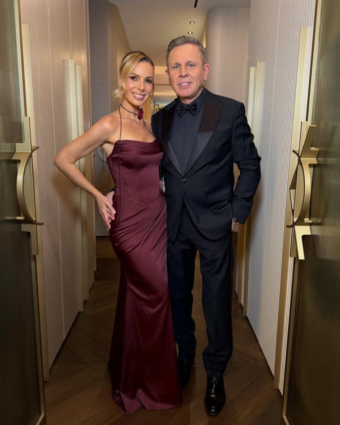 Izabela Janachowska z mężem