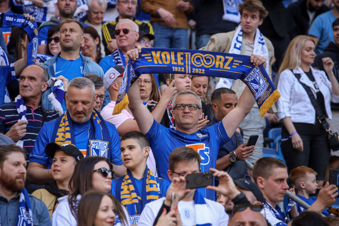 Tak bawili się kibice na meczu Lech Poznań - Jagiellonia Białystok
