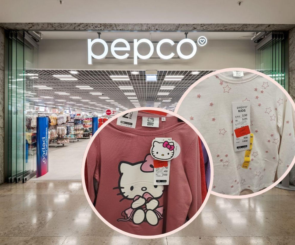 Wyprzedaż na dziale dziecięcym w Pepco