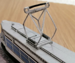 Modele tramwajów stworzone przez pana Michała z Poznania