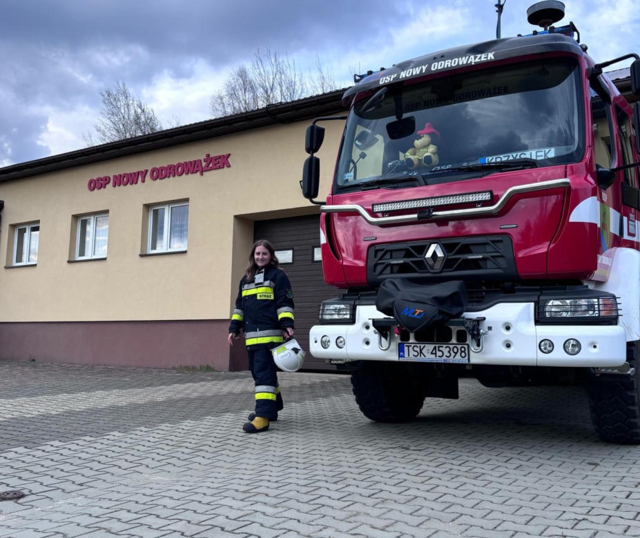 Patrycja Lisowska pomogła w czasie wypadku