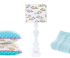 Poduszki i lampy do pokoju dziecka z motywem ptaszków