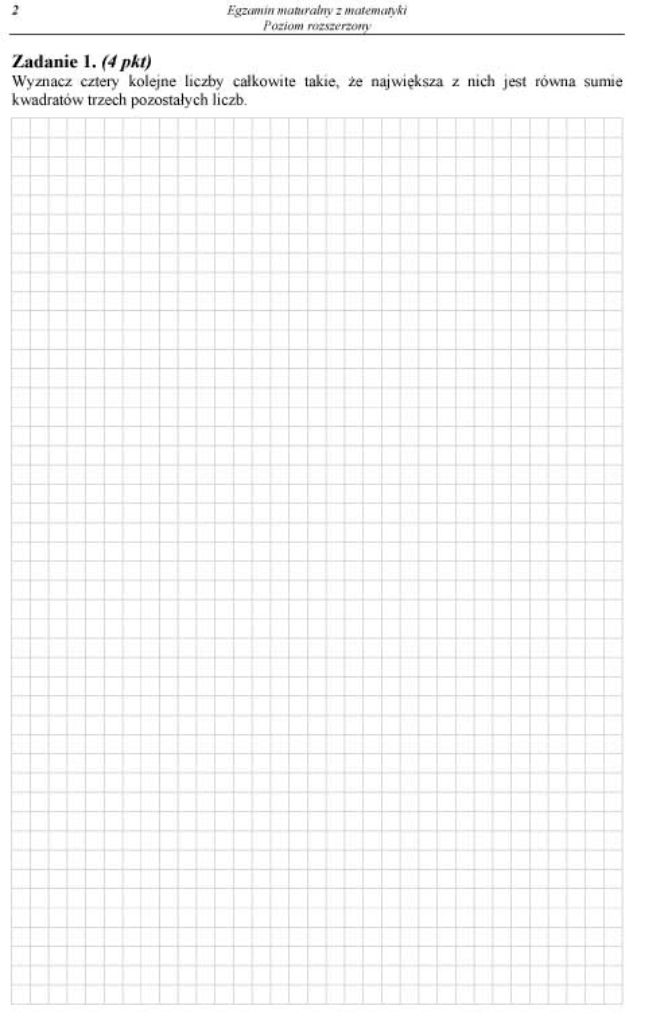 Matura 2012 matematyka rozszerzona