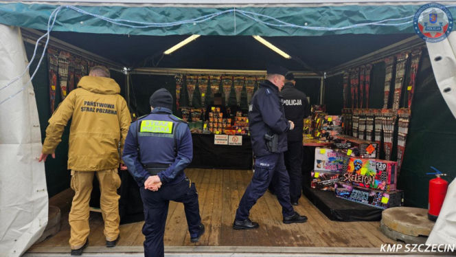 Kontrole w punktach sprzedaży fajerwerków