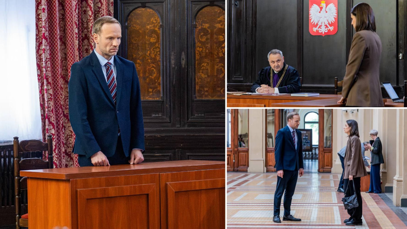 Pierwsza miłość odc. 4247. Kinga Aleksandra Zienkiewicz), Janek (Maciej Mikołajczyk)