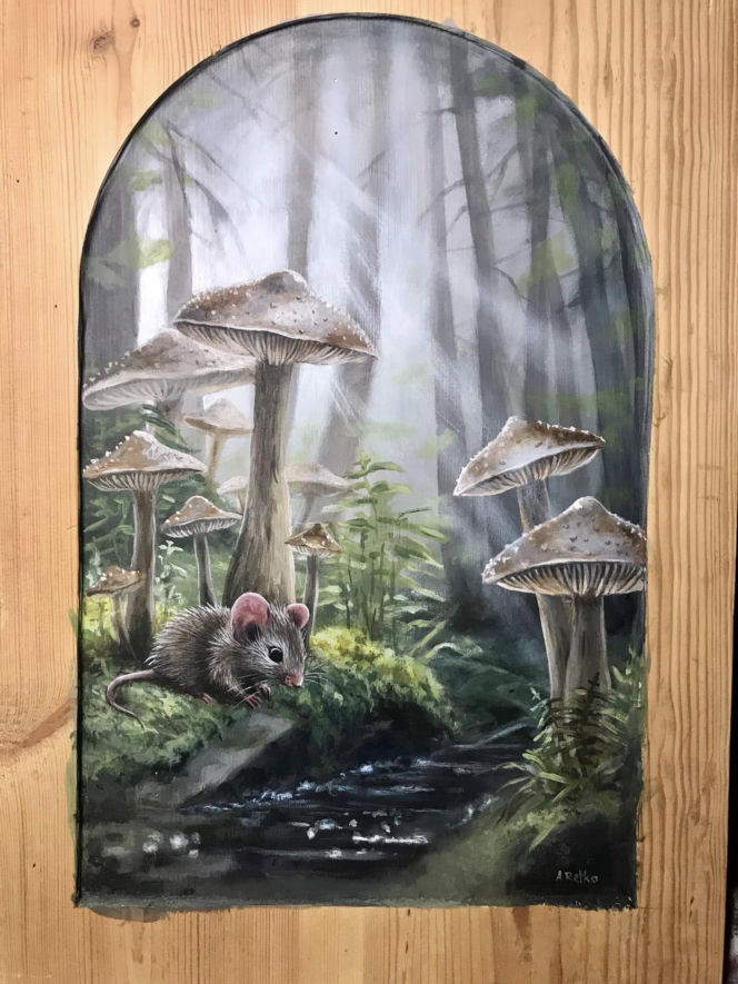 Drewniane dzieła Agnieszki - Cztery Kąty a Piec Piąty