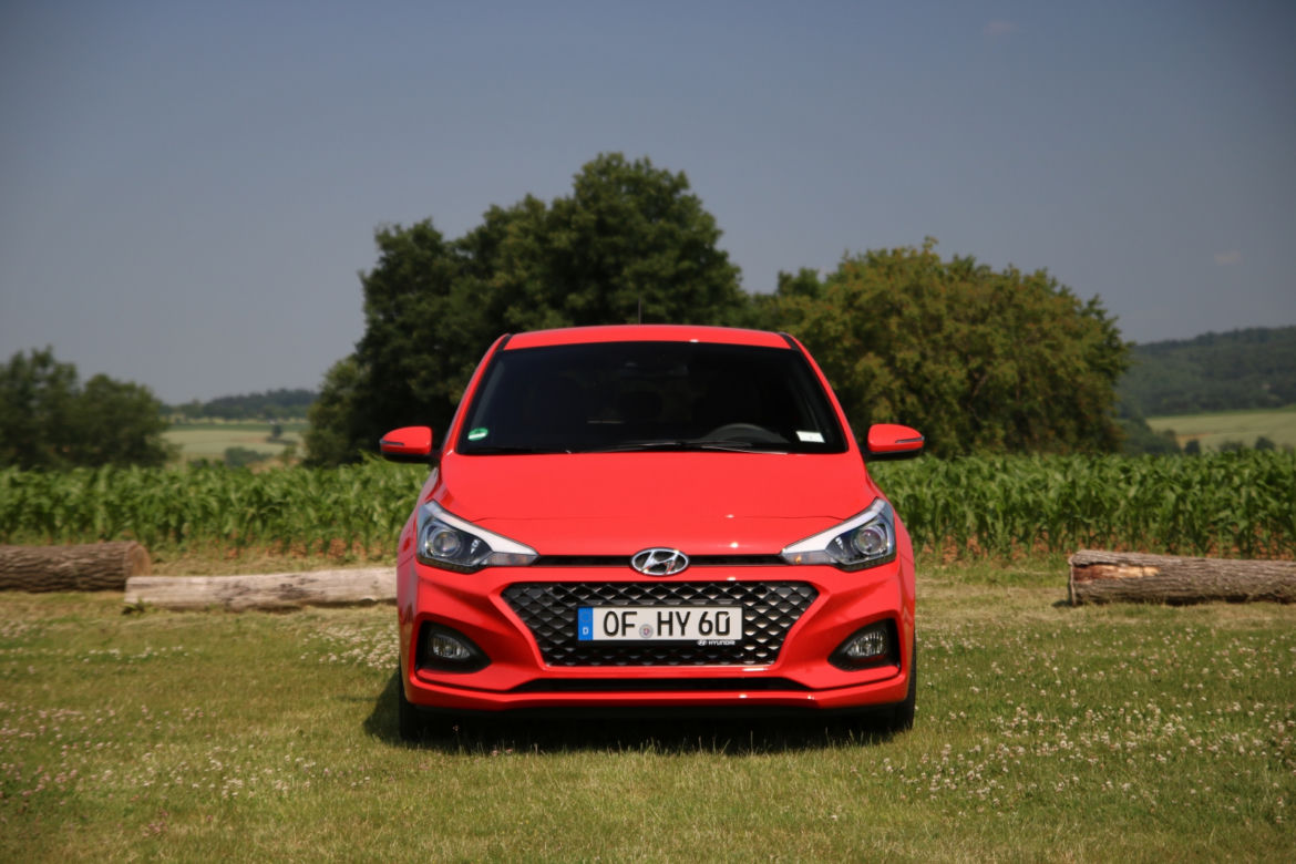 Hyundai i20 1.0 T-GDI 120 KM 6MT (lifting 2018) Tomato Red
