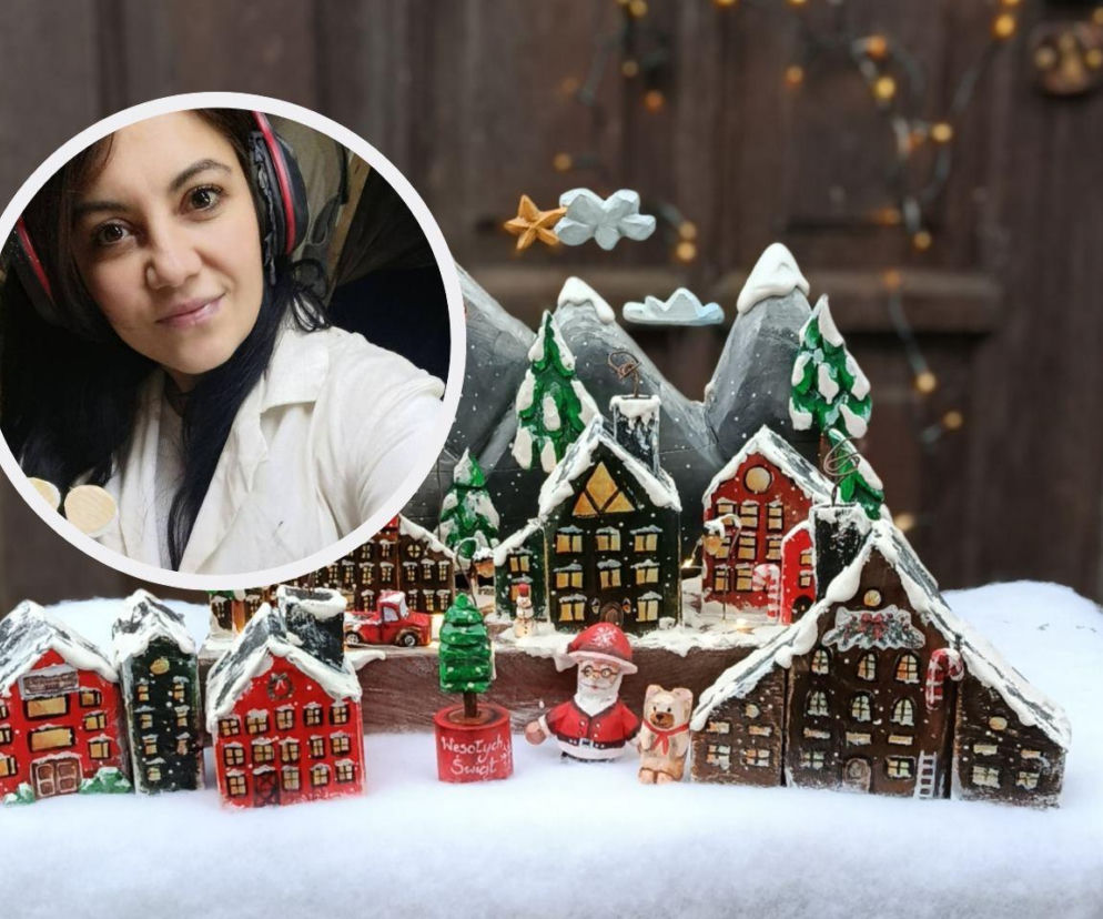 Nocne wizje stają się rzeczywistością. Drewniane dekoracje Karoliny