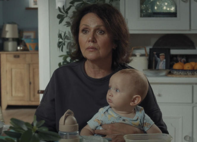 M jak miłość odc. 1914. Marysia (Małgorzata Pieńkowska), Antoś (Mark Myronenko)