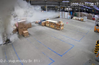 Tak wybuchł pożar, który pochłonął milion złotych