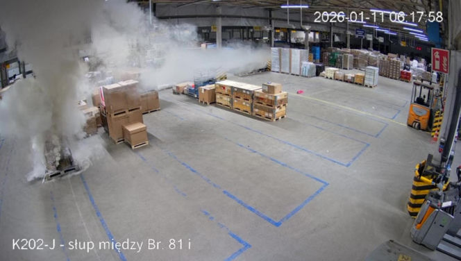 Tak wybuchł pożar, który pochłonął milion złotych