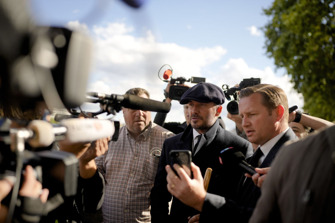 David Beckham stał kilkanaście godzin, by pożegnać królową
