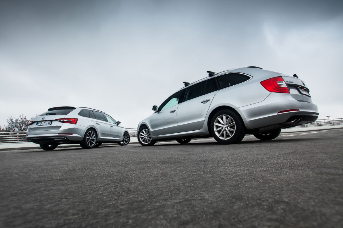 Skoda Superb Combi 2.0 TDI: dwie generacji dużego kombi segmentu D