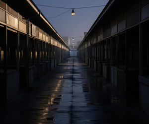 Ogień pochłonął targowisko na Bakalarskiej. Czy zatrzymany mężczyzna to podpalacz?