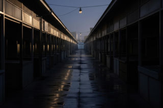 Ogień pochłonął targowisko na Bakalarskiej. Czy zatrzymany mężczyzna to podpalacz?