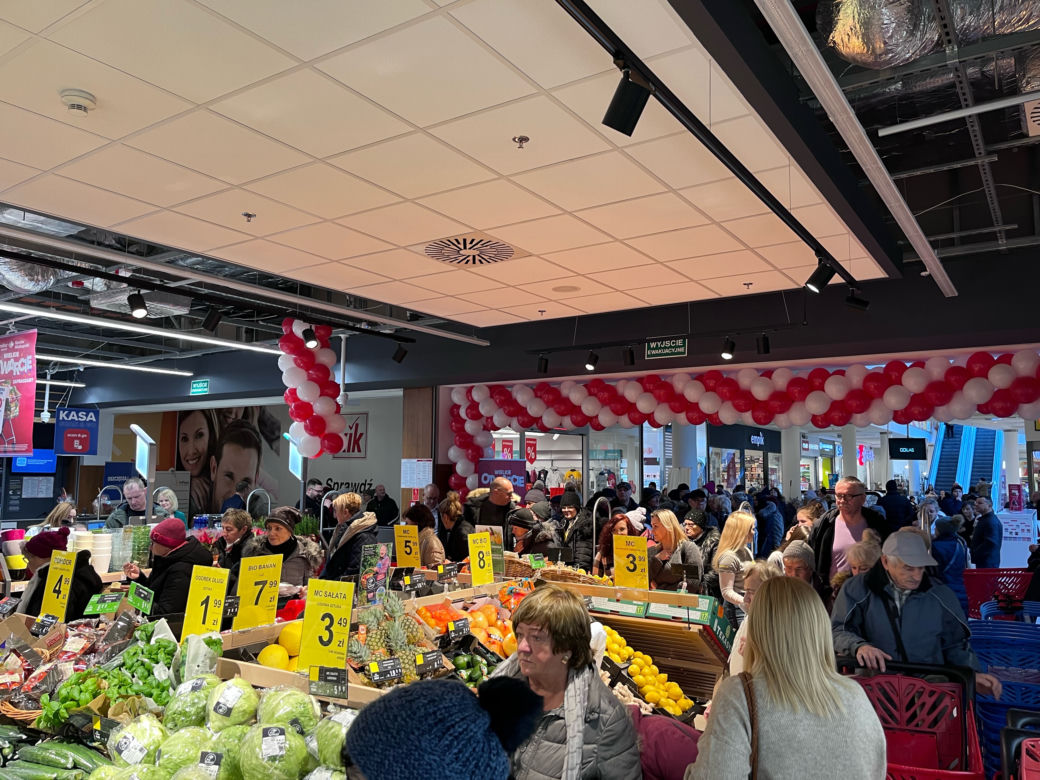 Otwarcie Carrefoura w galerii NoVa Park w Gorzowie