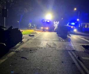 Masakra w Deszcznie! 25-latek zginął w roztrzaskanym BMW [ZDJĘCIA]