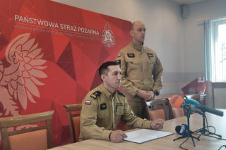 Strażacy mówili o niebezpieczeństwach  związanych z wypalaniem traw i nieużytków. Wystosowali też apel