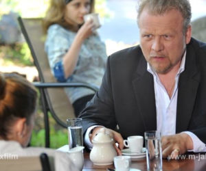 M jak miłość odc. 1087. Janek (Jacek Lenartowicz), Olga (Marta Ścisłowicz)