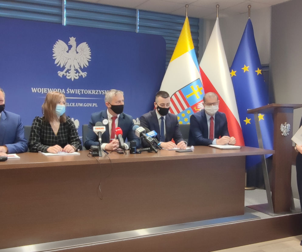 Konferencja prasowa. Świętokrzyski Urząd Wojewódzki