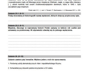 Matura 2021 historia rozszerzona  - arkusz