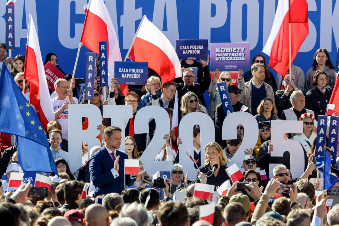 Wiec Rafała Trzaskowskiego w Poznaniu