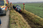 Samochód wpadł do rowu. Wypadek w miejscowości Niwki