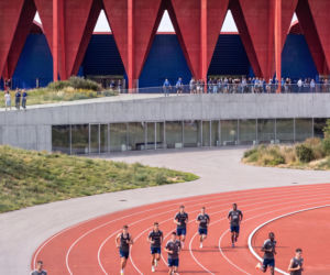 Konkursowa propozycja stadionu Dinama Zagrzeb autorstwa pracowni P2PA i LAN