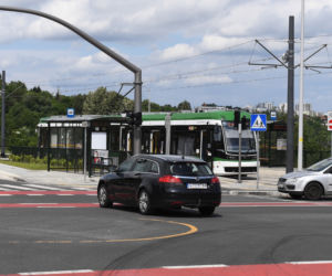 Tramwaje na alei Adamowicza [ZDJĘCIA]