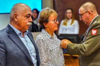 Mają czterech synów w wojsku. Ewa i Andrzej Chudzińscy z Grudziądza otrzymali Złoty Medal za Zasługi dla Obronności Kraju