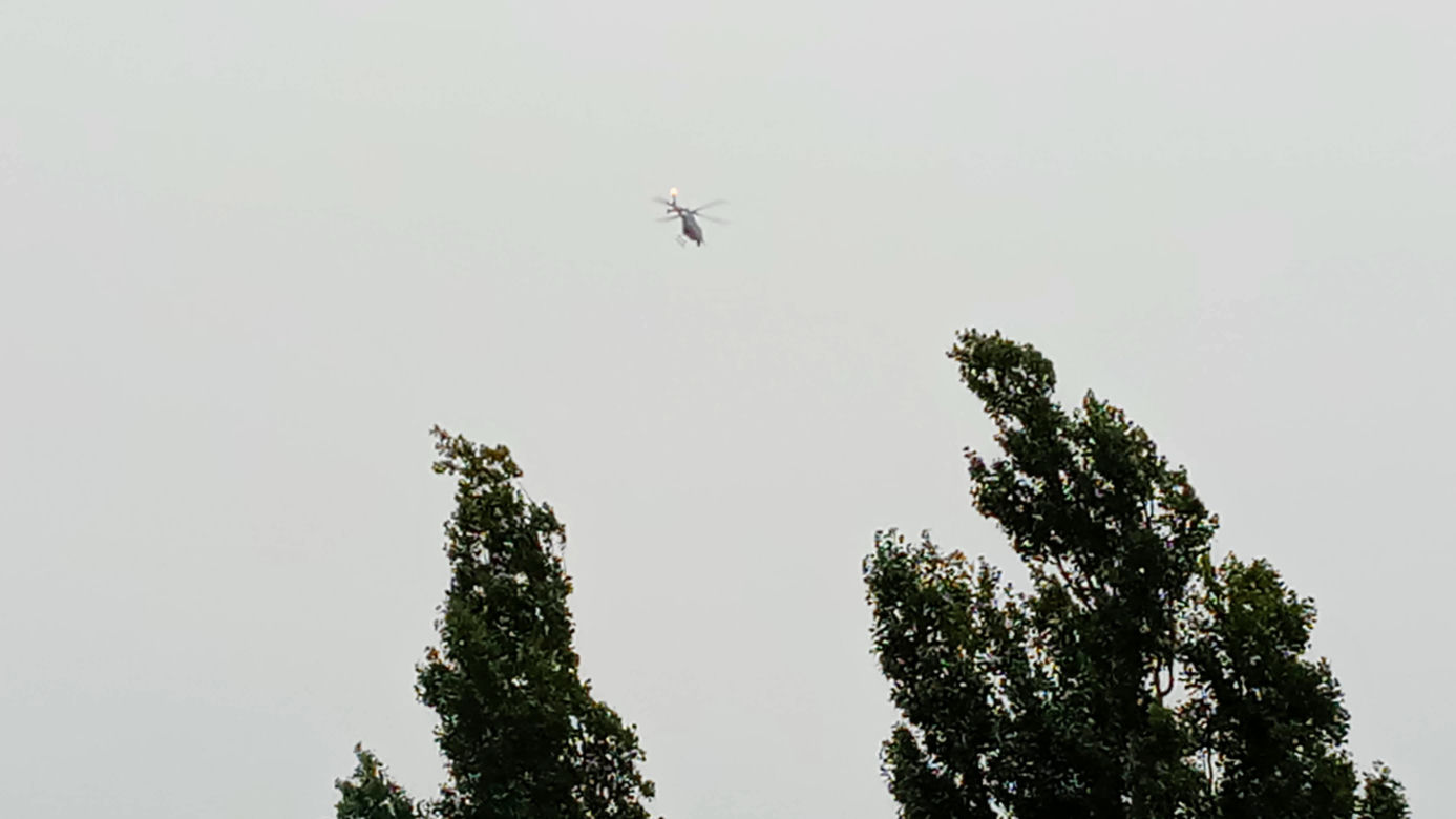Tajemniczy helikopter nad Szczecinem