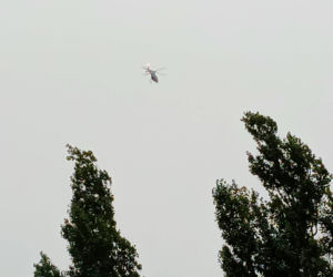 Tajemniczy helikopter nad Szczecinem